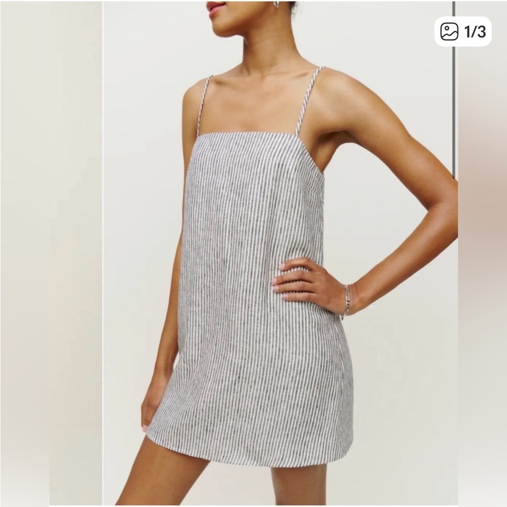 Reformation Aubree Linen Dress